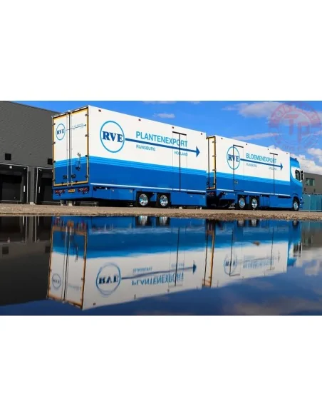 Scania Next Gen S590 motorwagen met 2-assige wipkar Michel van der Poel RVE TEKNO 86493 TEKNO