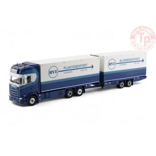 Scania Next Gen S590 motorwagen met 2-assige wipkar Michel van der Poel RVE TEKNO 86493 TEKNO