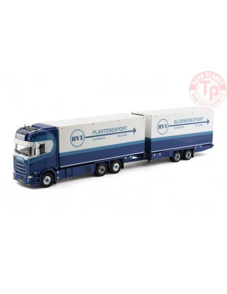 Scania Next Gen S590 motorwagen met 2-assige wipkar Michel van der Poel RVE TEKNO 86493 TEKNO