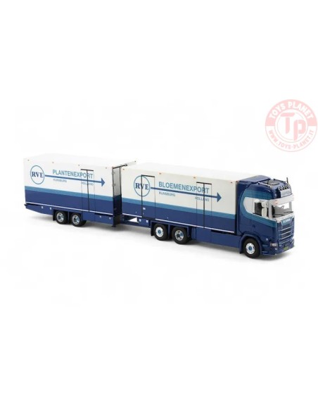 Scania Next Gen S590 motorwagen met 2-assige wipkar Michel van der Poel RVE TEKNO 86493 TEKNO