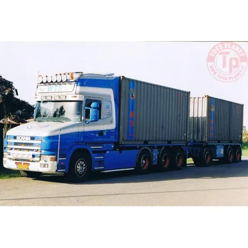 SCANIA 4 SERIES TORPEDO TOPLINE 8X2 TRASPORTO CONTAINER WTB - W.Willemstein & Zn WSI 01-4469 WSI MODELS