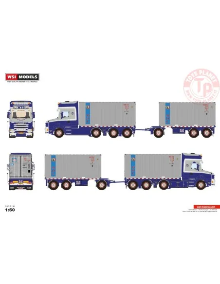 SCANIA 4 SERIES TORPEDO TOPLINE 8X2 TRASPORTO CONTAINER WTB - W.Willemstein & Zn WSI 01-4469 WSI MODELS SCANIA 4 SERIES TORPEDO TOPLINE 8X2 TRASPORTO CONTAINER WTB - W.Willemstein & Zn WSI 01-4469 WSI MODELS