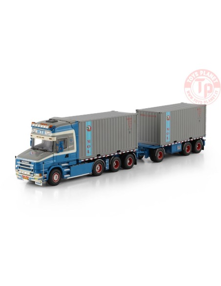 SCANIA 4 SERIES TORPEDO TOPLINE 8X2 TRASPORTO CONTAINER WTB - W.Willemstein & Zn WSI 01-4469 WSI MODELS