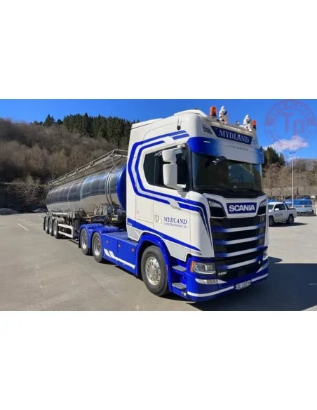 SCANIA S HIGHLINE CS20H 6X4 TANK TRAILER - 3 AXLE Mydland WSI 01-4689 WSI MODELS SCANIA S HIGHLINE CS20H 6X4 TANK TRAILER - 3 AXLE Mydland WSI 01-4689 WSI MODELS