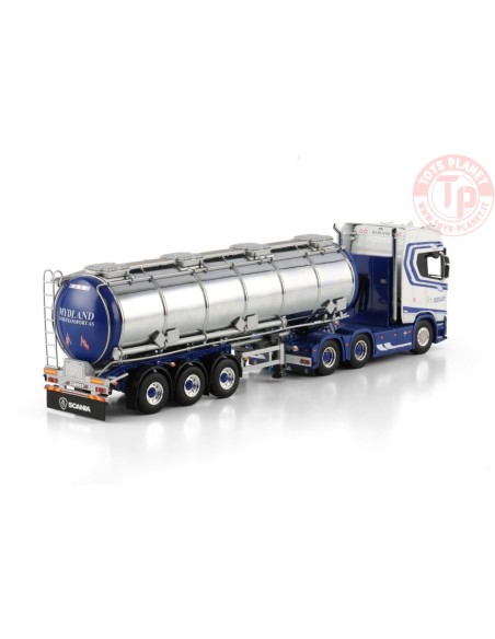 SCANIA S HIGHLINE CS20H 6X4 TANK TRAILER - 3 AXLE Mydland WSI 01-4689 WSI MODELS SCANIA S HIGHLINE CS20H 6X4 TANK TRAILER - 3 AXLE Mydland WSI 01-4689 WSI MODELS