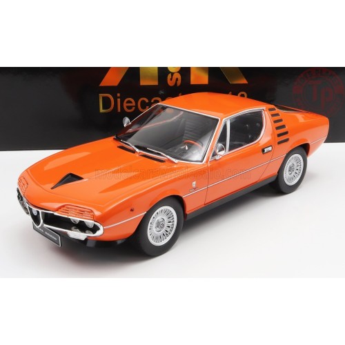1/18 ALFA ROMEO MONTREAL 1970 BLACK INTERIOR ORANGE KKDC180383 KK-SCALE