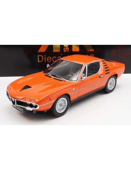 1/18 ALFA ROMEO MONTREAL 1970 BLACK INTERIOR ORANGE KKDC180383 KK-SCALE