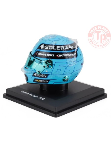 1/5 CASCO GEORGE RUSSELL MERCEDES F1 TEAM 2025 SPARK 5HF185 CASCHI PILOTI 1/5 1/5 CASCO GEORGE RUSSELL MERCEDES F1 TEAM 2025 SPARK 5HF185 CASCHI PILOTI 1/5