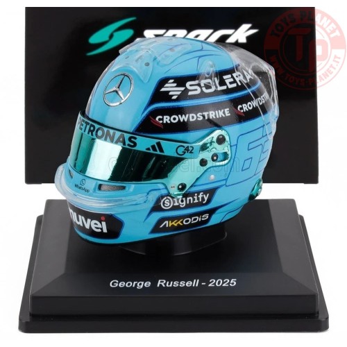 1/5 CASCO GEORGE RUSSELL MERCEDES F1 TEAM 2025 SPARK 5HF185 CASCHI PILOTI 1/5