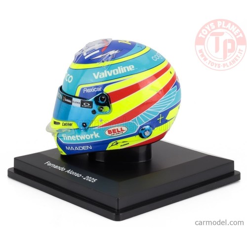 1/5 CASCO FERNANDO ALONSO ASTON MARTIN F1 TEAM 2025 SPARK 5HF192 CASCHI PILOTI 1/5