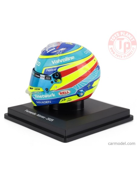 1/5 CASCO FERNANDO ALONSO ASTON MARTIN F1 TEAM 2025 SPARK 5HF192 CASCHI PILOTI 1/5 1/5 CASCO FERNANDO ALONSO ASTON MARTIN F1 TEAM 2025 SPARK 5HF192 CASCHI PILOTI 1/5