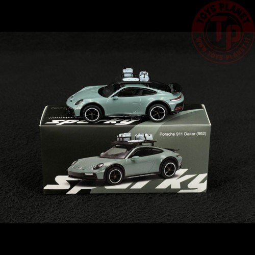 1/64 PORSCHE 911 DAKAR 3.0 2023 SHADE GREEN SPARK YO64016 SPARK 1:64