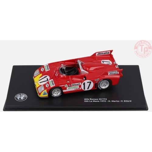 1/43 Alfa Romeo 33TT3 - 24h Le Mans 1972 - H. Marko - V. Elford E59 MODELLI EDICOLA