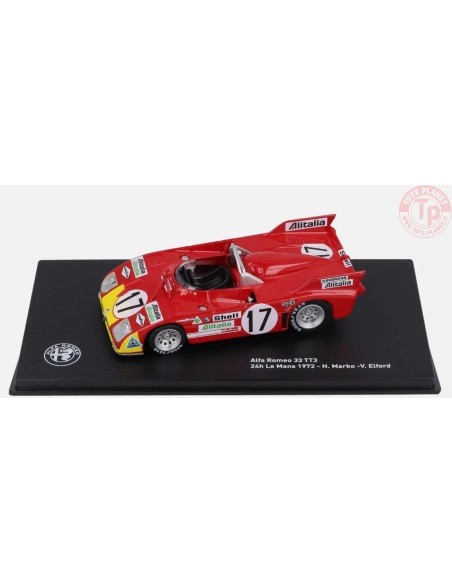 1/43 Alfa Romeo 33TT3 - 24h Le Mans 1972 - H. Marko - V. Elford E59 MODELLI EDICOLA