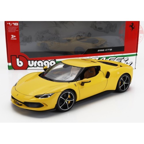 1/18 FERRARI 296 GTB HYBRID 830HP V6 2021 GIALLO 18-16018Y BURAGO