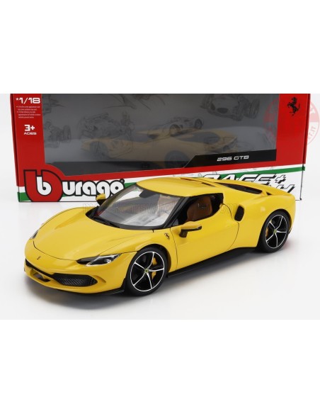 1/18 FERRARI 296 GTB HYBRID 830HP V6 2021 GIALLO 18-16018Y BURAGO