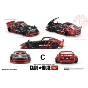 NISSAN FAIRLADY Z KAIDO GT ADVAN 1978 1:64 KHMG172 MINI GT
