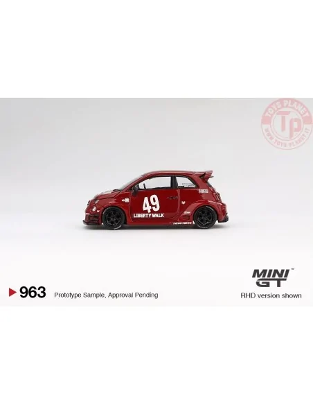 FIAT ABARTH 595 LB-WORKS X ABAS WORKS RED 2024 1:64 MGT00963-L MINI GT