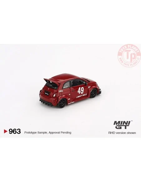 FIAT ABARTH 595 LB-WORKS X ABAS WORKS RED 2024 1:64 MGT00963-L MINI GT