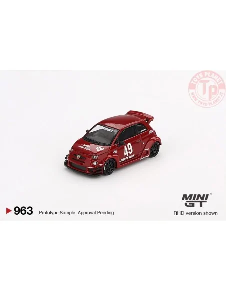 FIAT ABARTH 595 LB-WORKS X ABAS WORKS RED 2024 1:64 MGT00963-L MINI GT