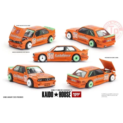 BMW M3 (E30) KAIDOHAUS V1 1989 1:64 KHMG177 MINI GT