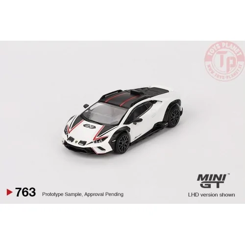 LAMBORGHINI HURACÁN STERRATO BIANCO ASOPO 2023 1:64 MGT00763-L MINI GT