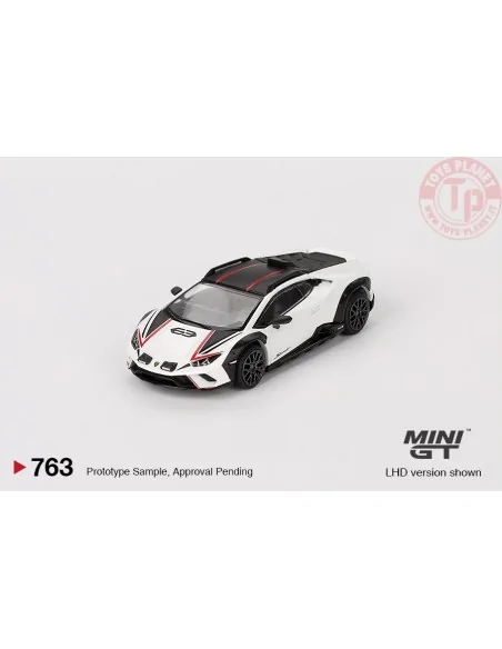 LAMBORGHINI HURACÁN STERRATO BIANCO ASOPO 2023 1:64 MGT00763-L MINI GT