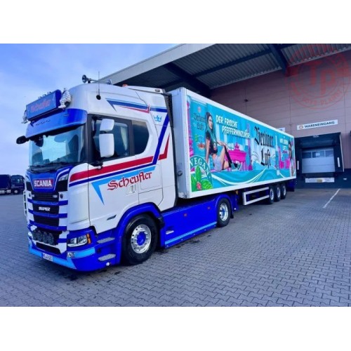 1/50 Scania NGS Highline 4x2 con rimorchio refrigerato a 3 assi Scheufler TEKNO 89484 WSI MODELS