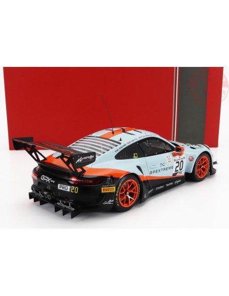 1/18 PORSCHE 911 991 GT3 R 4.0L FLAT-6 TEAM GPX RACING N 20 WINNER 24h SPA 2019 RICHARD LIETZ MICHAEL CHRISTENSEN KEVIN ESTRE...