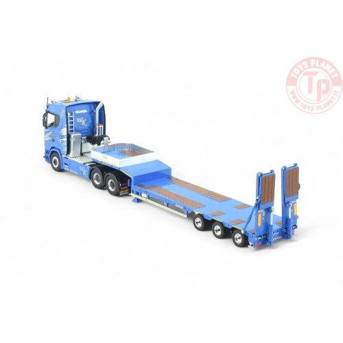 Scania Next Gen S-series with 4-axle Goldhofer low-loader Keil TEKNO 87113 TEKNO
