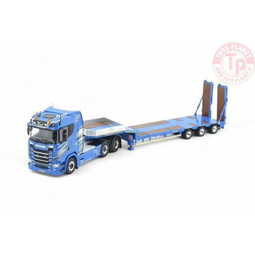 Scania Next Gen S-series with 4-axle Goldhofer low-loader Keil TEKNO 87113 TEKNO
