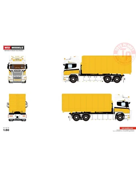 SCANIA R6 HIGHLINE RIGED TRUCK WITH HOOKLIFT SYSTEM 6X2 TAG AXLE + 40M3 CONTAINER Lenz Gerüstbau WSI 01-4716 WSI MODELS SCANIA R6 HIGHLINE RIGED TRUCK WITH HOOKLIFT SYSTEM 6X2 TAG AXLE + 40M3 CONTAINER Lenz Gerüstbau WSI 01-4716 WSI MODELS