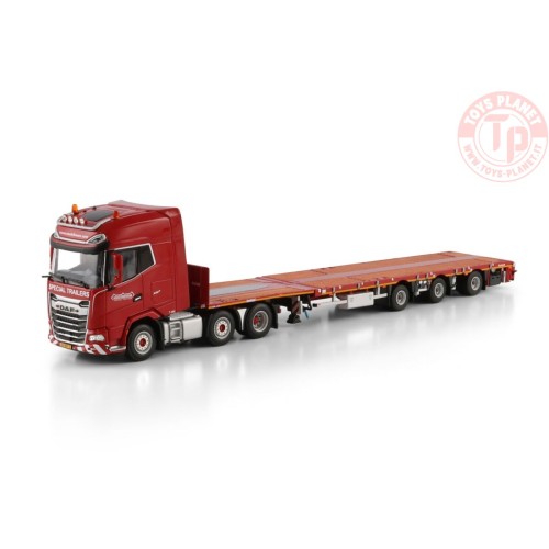DAF XG+ 6x2/4 Nooteboom with Megatrailer 3-axle Redline Series WSI 607.33.73 WSI MODELS