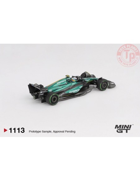 1:64 ASTON MARTIN AMR24 N14 FERNANDO ALONSO CANADIAN GP 2024 MGT01113-L MINI GT