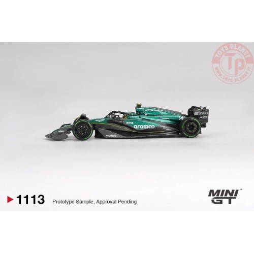 1:64 ASTON MARTIN AMR24 N14 FERNANDO ALONSO CANADIAN GP 2024 MGT01113-L MINI GT