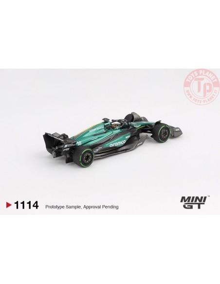 1:64 ASTON MARTIN AMR24 N18 LANCE STROLL CANADIAN GP 2024 MGT01114-L MINI GT
