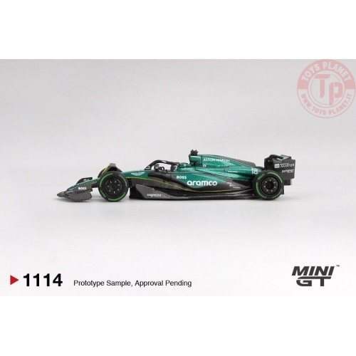 1:64 ASTON MARTIN AMR24 N18 LANCE STROLL CANADIAN GP 2024 MGT01114-L MINI GT