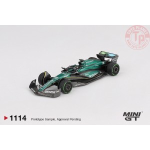 1:64 ASTON MARTIN AMR24 N18 LANCE STROLL CANADIAN GP 2024 MGT01114-L Mini Gt