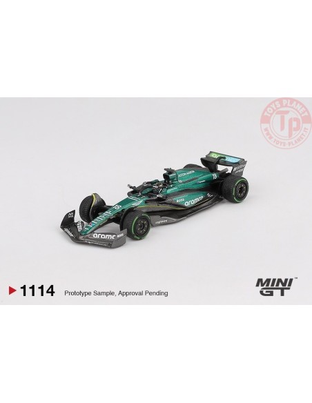 1:64 ASTON MARTIN AMR24 N18 LANCE STROLL CANADIAN GP 2024 MGT01114-L MINI GT
