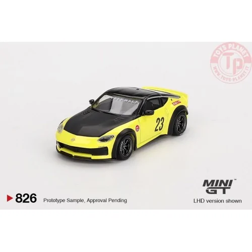 NISSAN Z LB LB NATION WORKS IKAZUCHI YELLOW 2024 1:64 MGT00826-L MINI GT