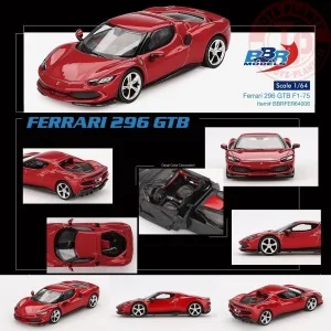FERRARI 296 GTB F1-75 Rosso Imola 2024 1:64 BBRFER64006 BBR MODELS 1:64