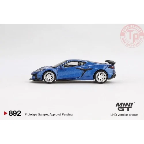 CHEVROLET CORVETTE C8 Z06 ELKHART LAKE BLUE METALLIC 2023 1:64 MGT00892-L MINI GT