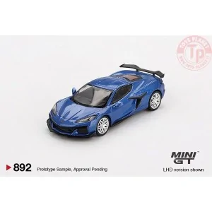 CHEVROLET CORVETTE C8 Z06 ELKHART LAKE BLUE METALLIC 2023 1:64 MGT00892-L MINI GT