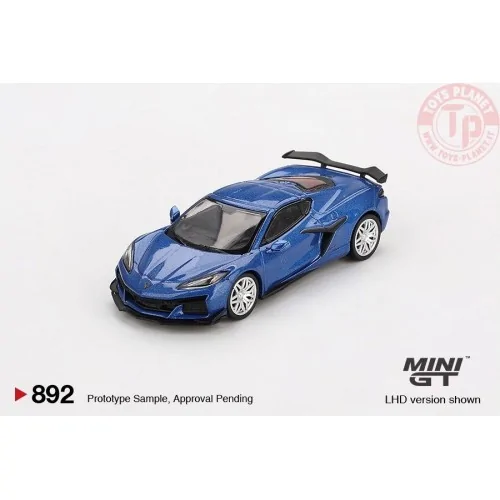 CHEVROLET CORVETTE C8 Z06 ELKHART LAKE BLUE METALLIC 2023 1:64 MGT00892-L MINI GT