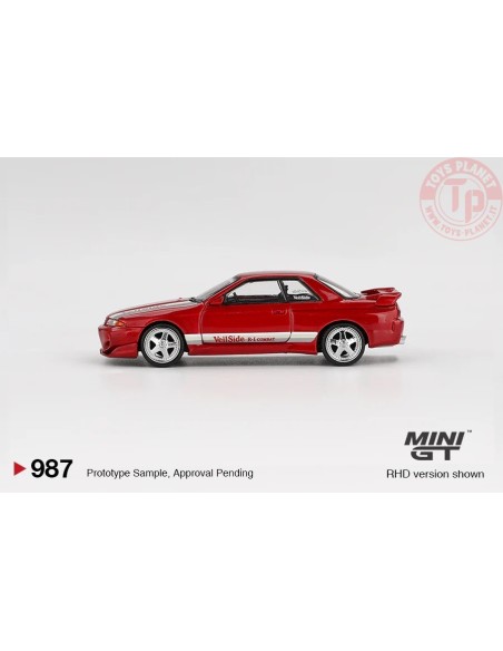 1:64 NISSAN SKYLINE GT-R (R32) VEILSIDE COMBAT C-I GEM RED 2011 MGT00987-R MINI GT