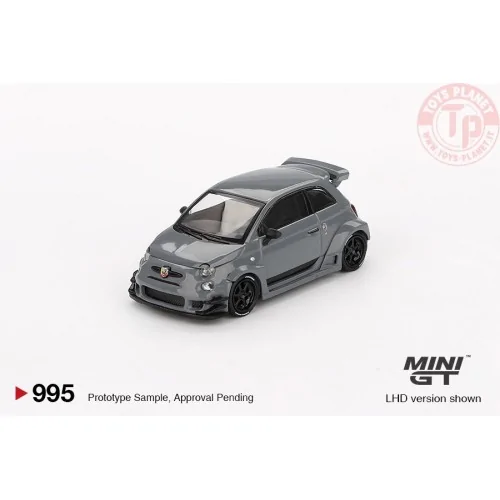 FIAT ABARTH 595 LB-WORKS X ABAS WORKS GREY 2024 1:64 MGT00995-L Mini Gt
