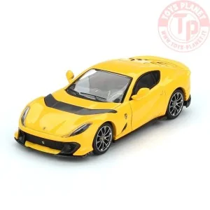 FERRARI 812 GIALLO MODENA COMPETITIZONE 2021 1:64 BBRFER64008 BBR MODELS 1:64