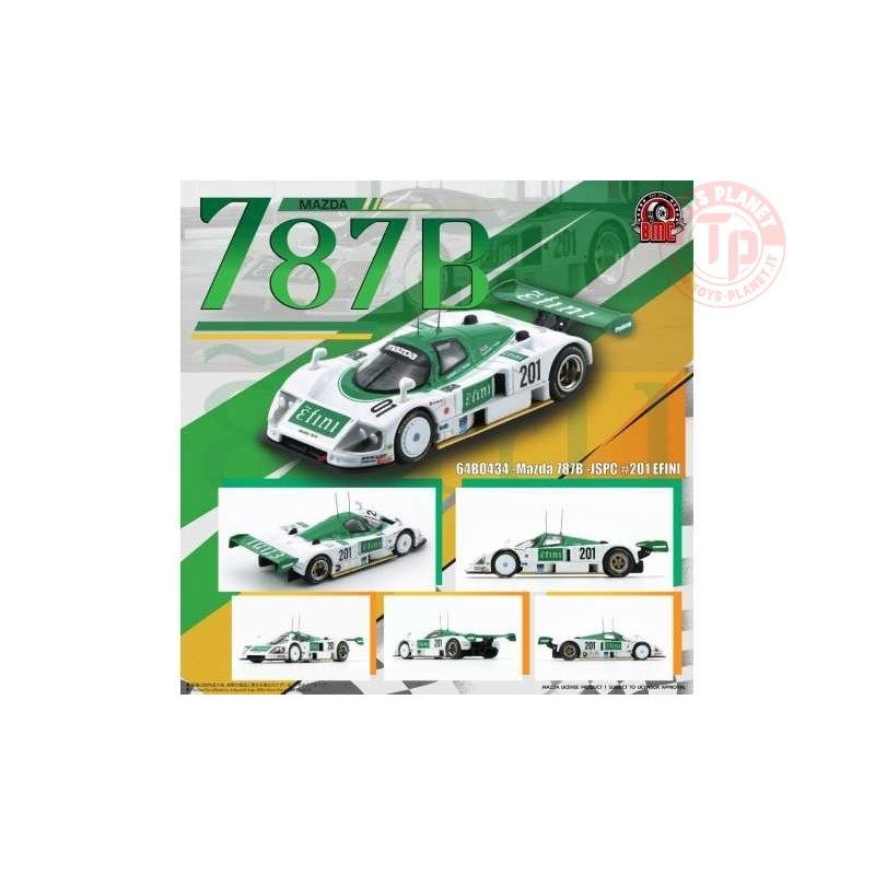 bbbページ BM64B0434 1/64 Mazda 787B JSPC N201 EFINI ALTRE MARCHE