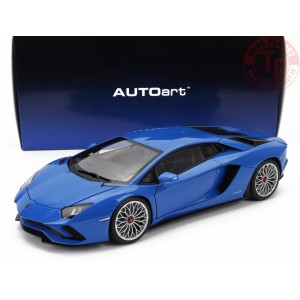 1/18 LAMBORGHINI - AVENTADOR S 2017 - BLUE NILA AUTOART 79134 AUTOART