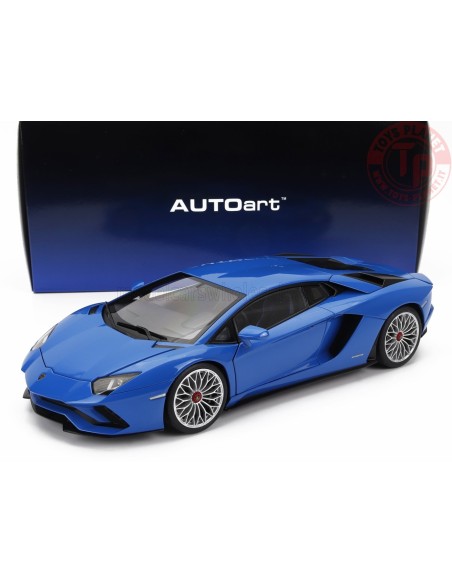 1/18 LAMBORGHINI - AVENTADOR S 2017 - BLUE NILA AUTOART 79134 AUTOART